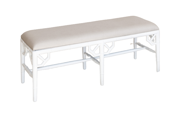 bed bench linen & wood hamptons
