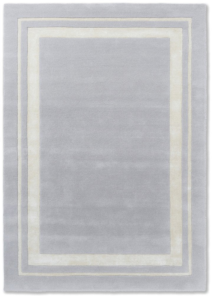 Buy Hamptons Laura Ashley Silver Wool Rug