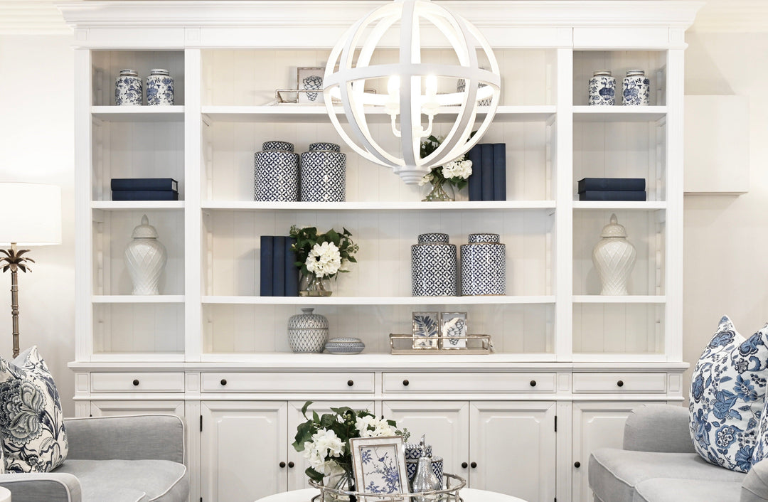 Hamptons Full Wall Entertainment Units