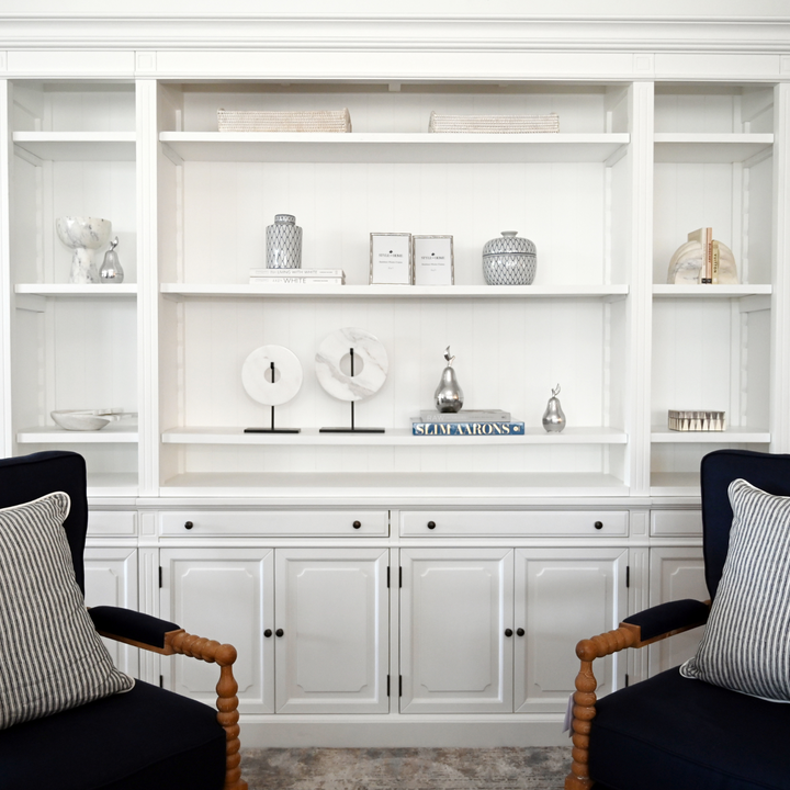 Oxford 2.45m Entertainment Full Wall Bookcase