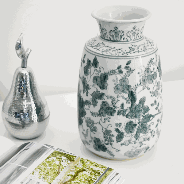 Floral Handpainted Vase