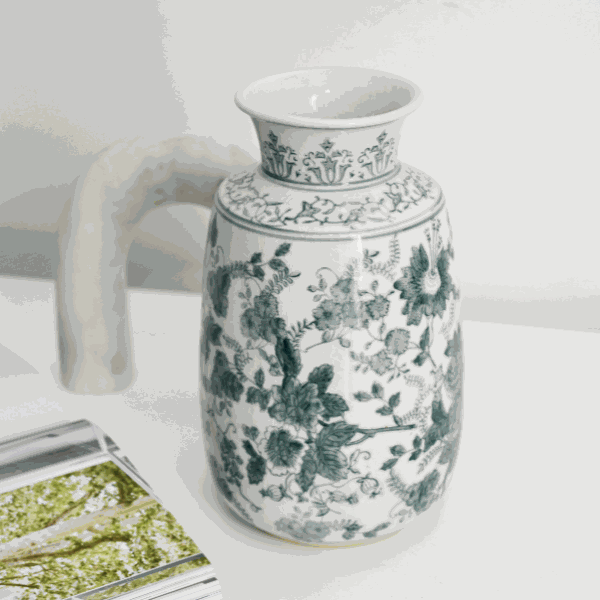 Floral Handpainted Vase
