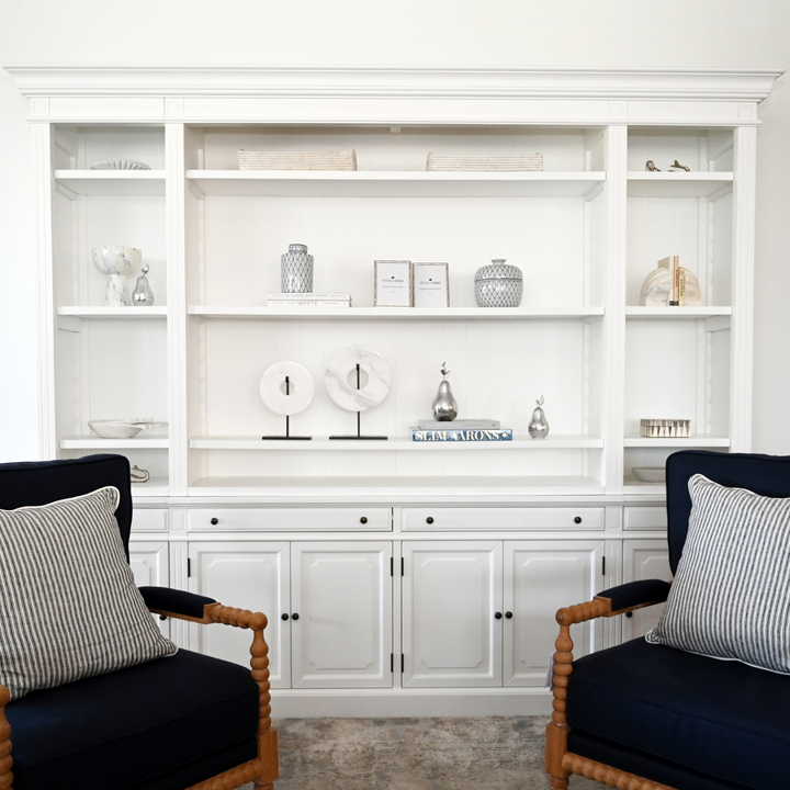 Oxford 2.45m Entertainment Full Wall Bookcase