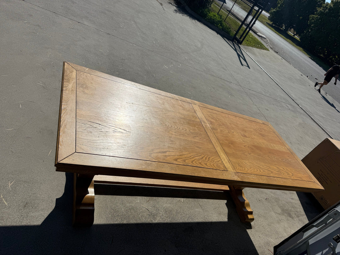 Brisbane Sold as is Kensington Natural Oak Dining Table 3m