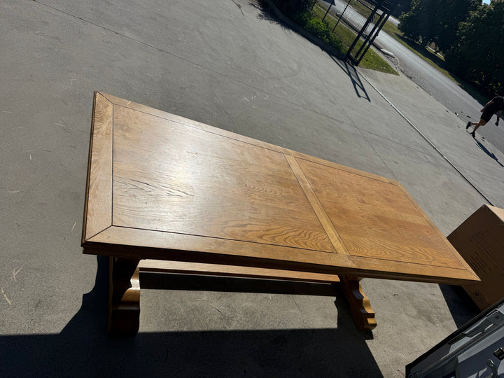 Brisbane Sold as is Kensington Natural Oak Dining Table 3m