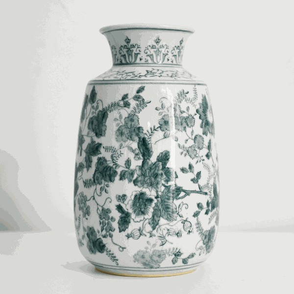 Floral' Handpainted Vase