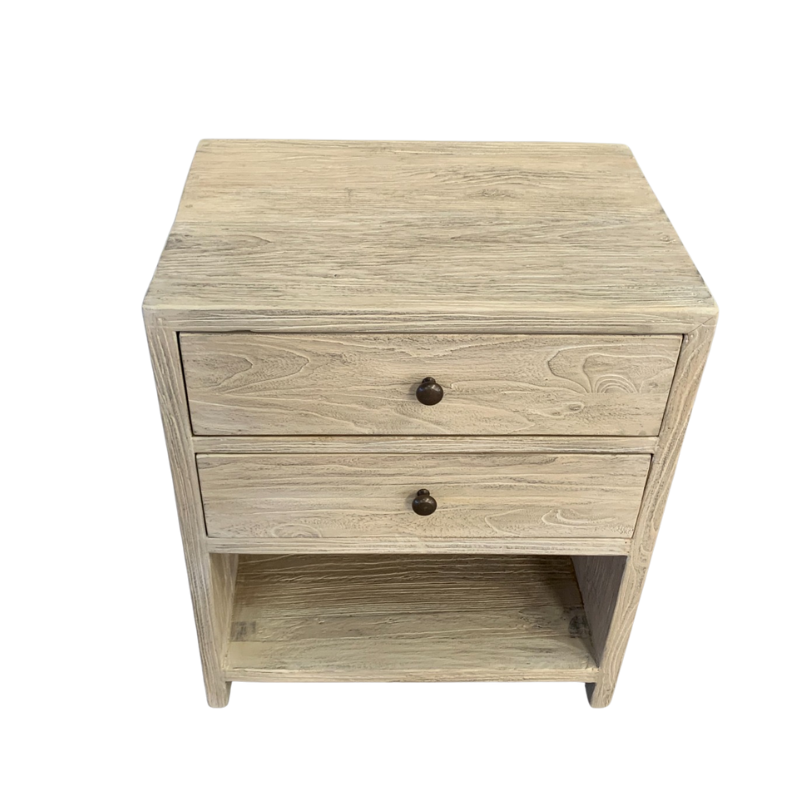 Hudson Medium Elm Bedside Table