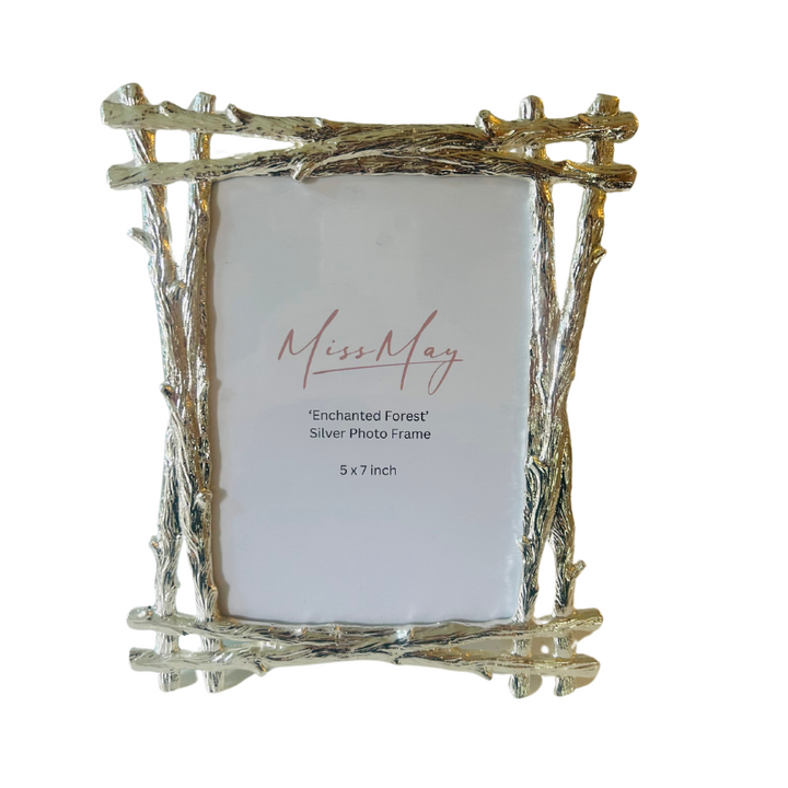 Enchanted Forest white photo frame