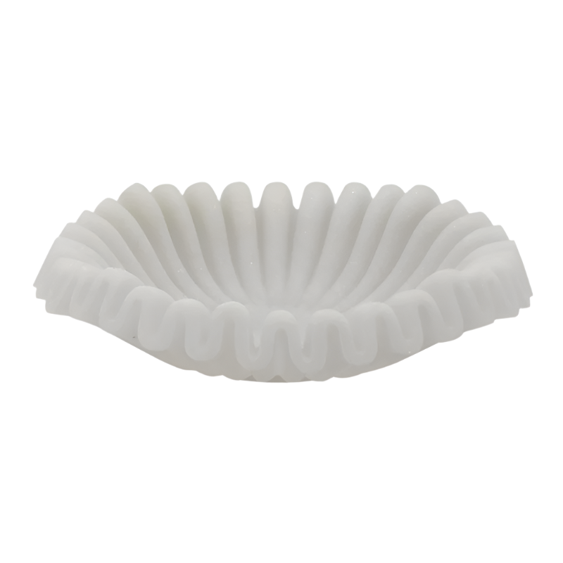 Ripple Sand Quartz Bowl