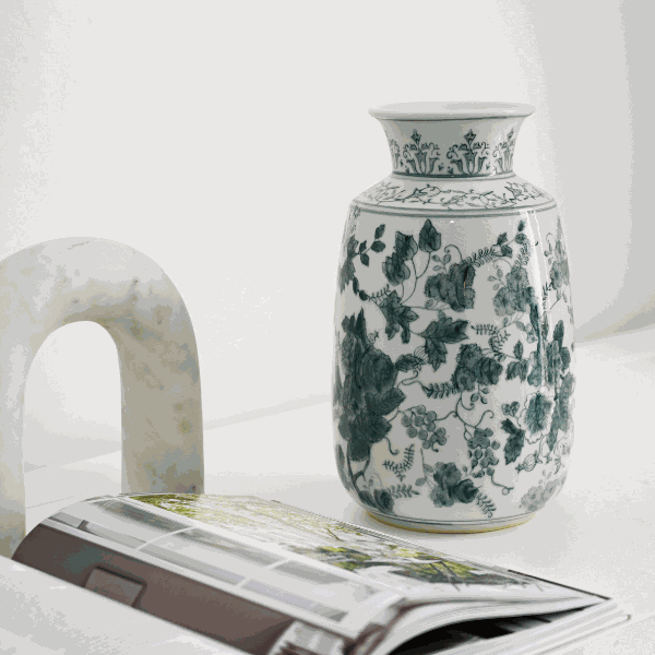 Floral Handpainted Vase