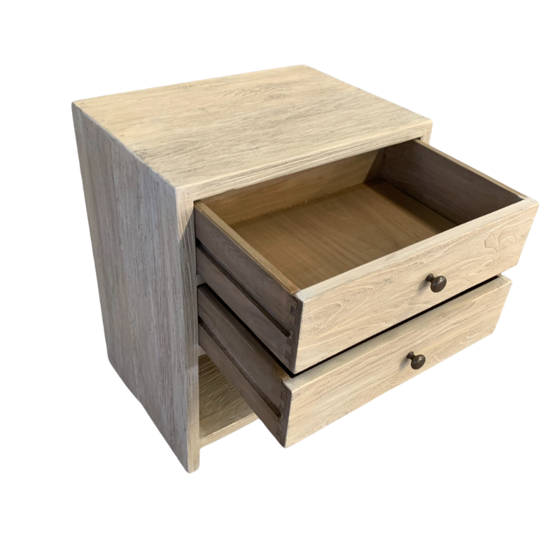 Hudson Medium Elm Bedside Table