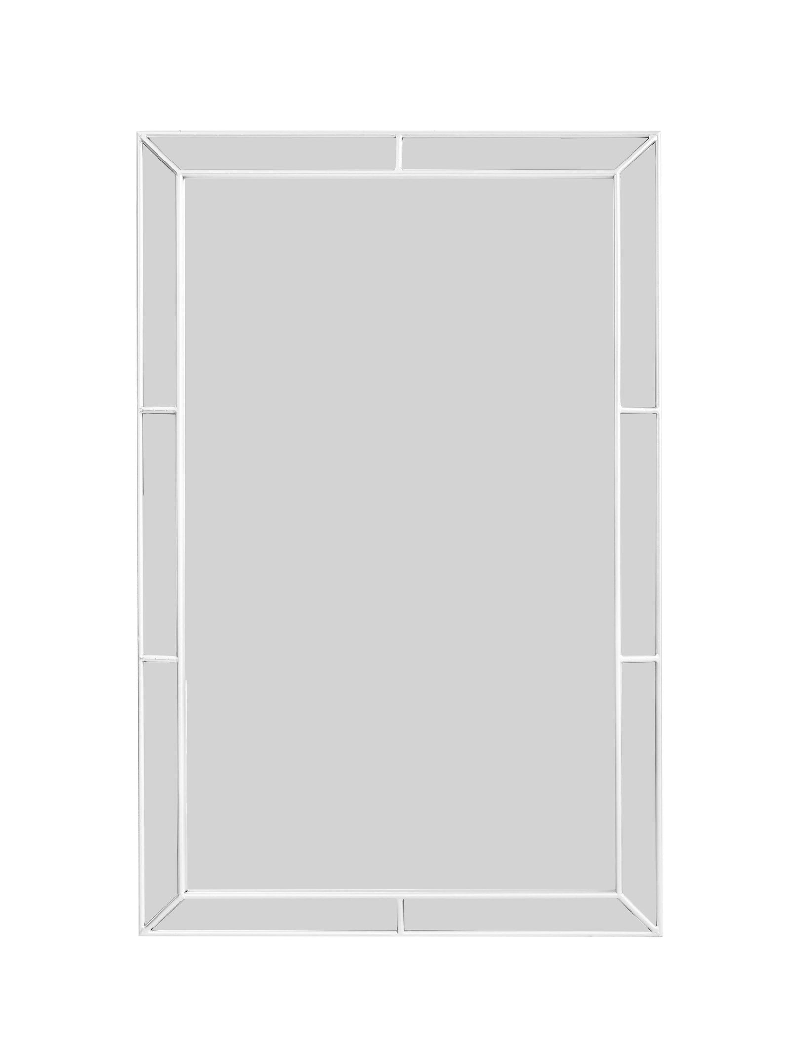 Windsor White Rectangular Wall Mirror