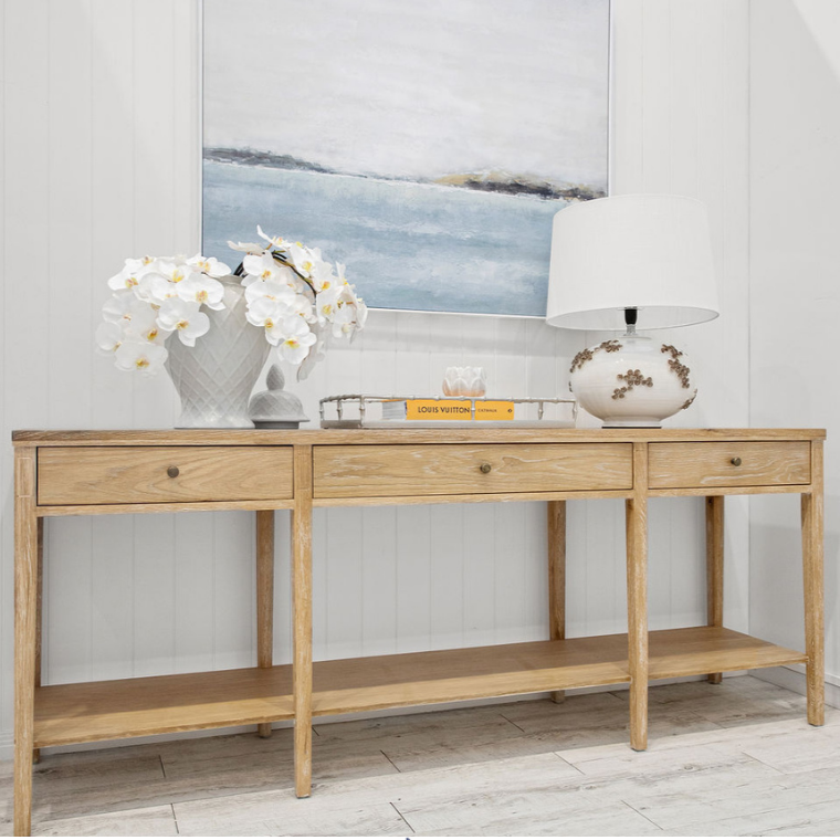 Hampton Console Table Hamptons Consoles - Slimline & Functional Coastal Consoles