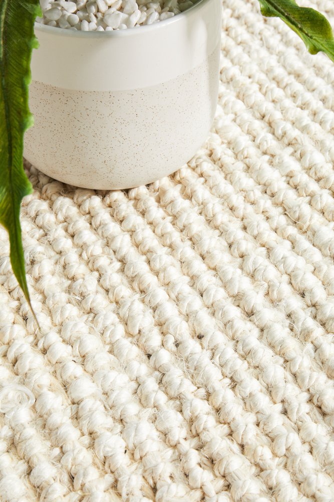 Chunky Natural Fiber Barker Bleach Runner