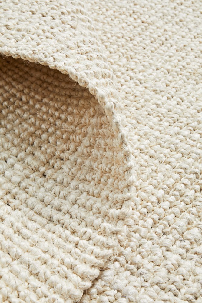 Chunky Natural Fiber Barker Bleach Rectangle Rug