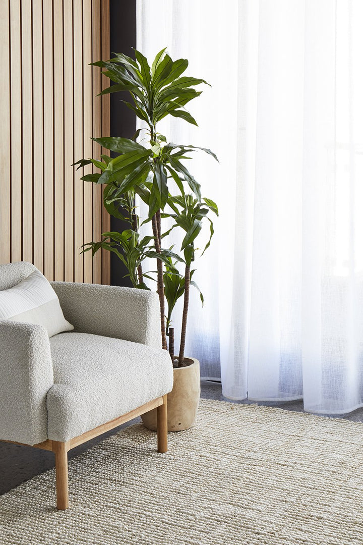 Chunky Natural Fiber Barker Bleach Rectangle Rug