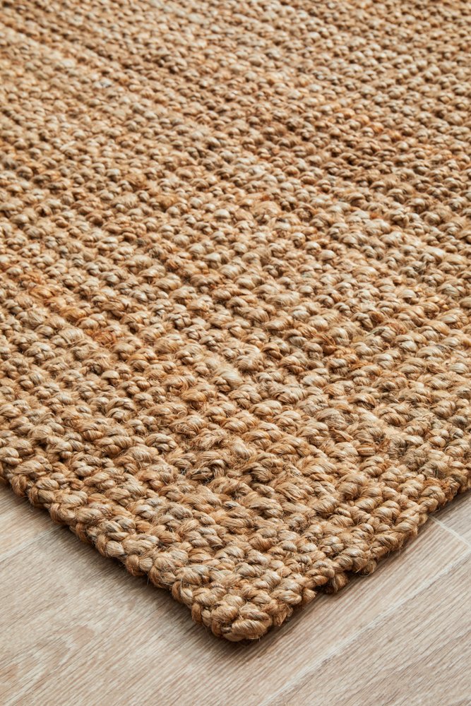 Chunky Natural Fibre Barker Rectangle Rug