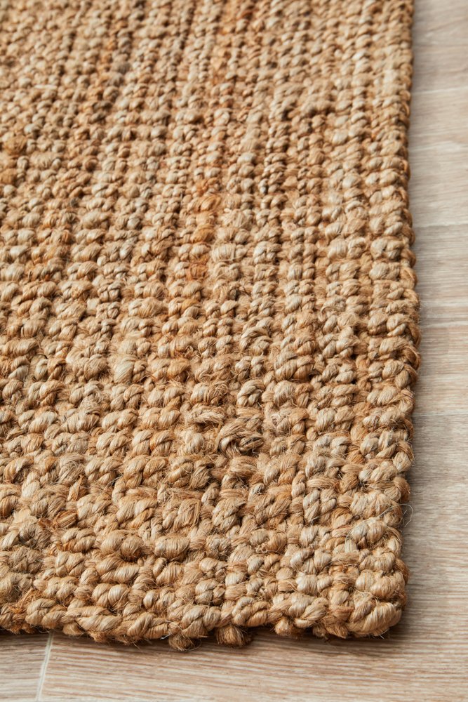 Chunky Natural Fibre Barker Rectangle Rug