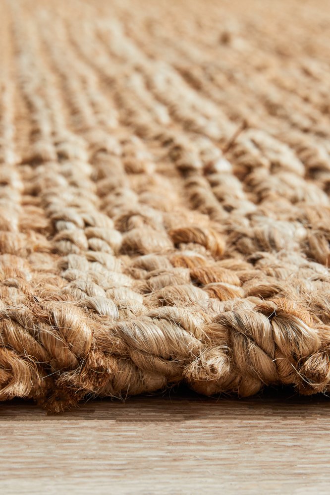 Chunky Natural Fibre Barker Rectangle Rug