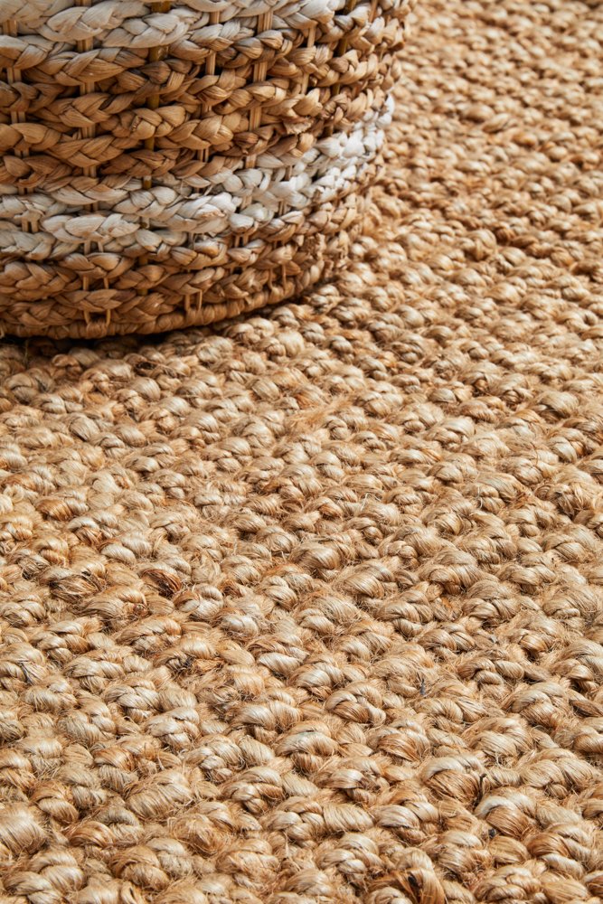 Chunky Natural Fibre Barker Rectangle Rug
