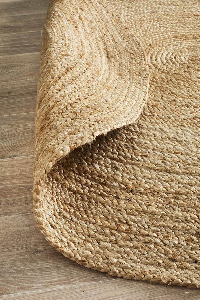 Jute Natural Round Rug