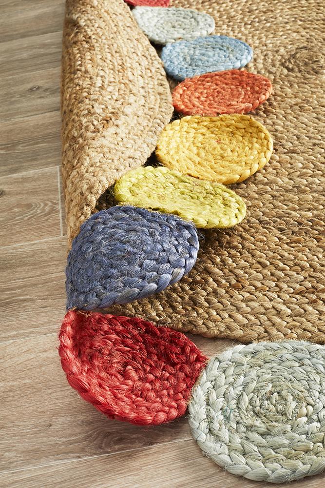 Miss Daisy Jute Round Rug