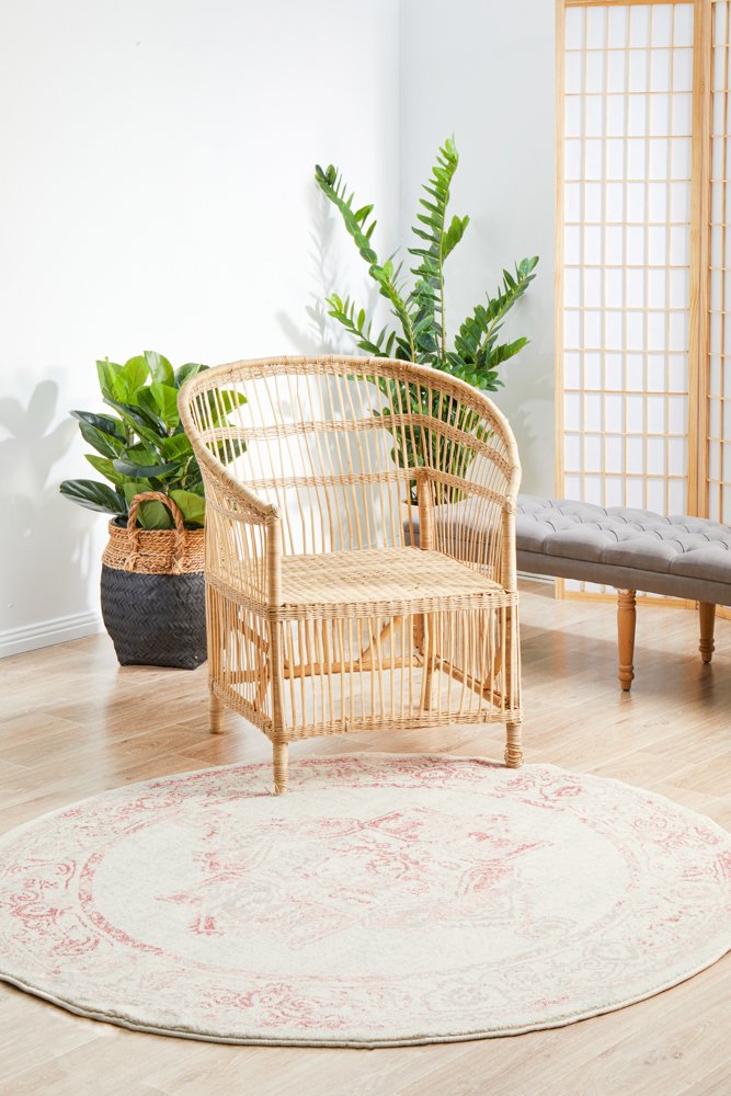 Avalon Rose Round Rug