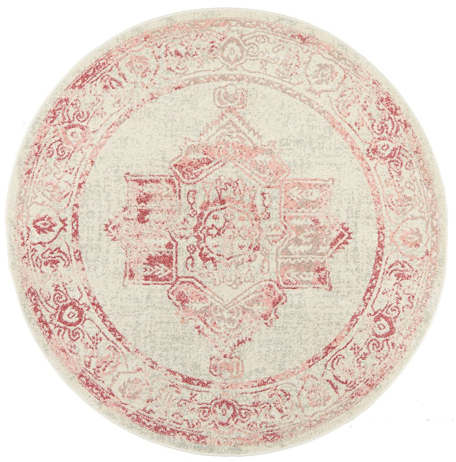 Avalon Rose Round Rug
