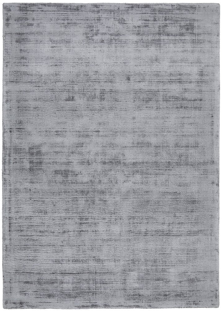 Blair Grey Viscose Rectangle Rug