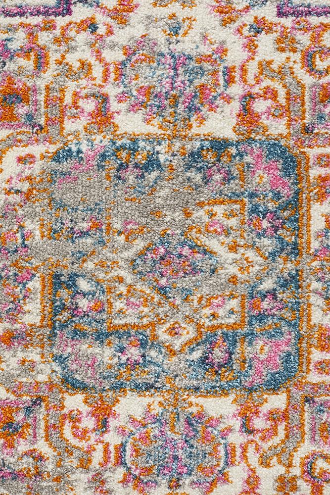 Motif Grey Round Rug
