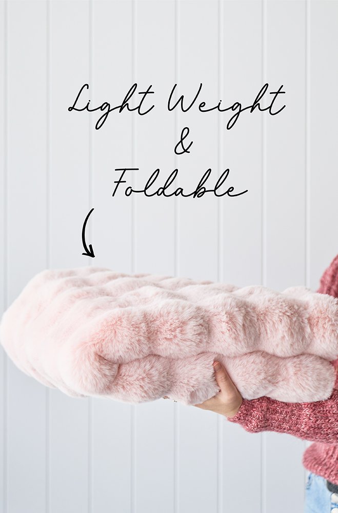 Bubble Blush Washable Round Rug