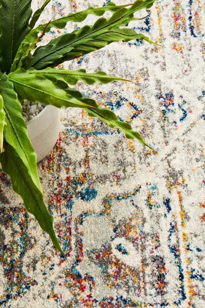 Courtney Silver Round Rug