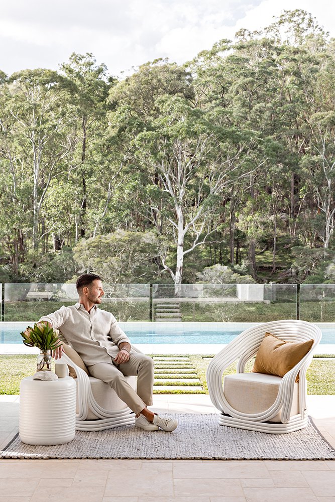 Darren Palmer Bedrock Grey Rectangle Outdoor Rug