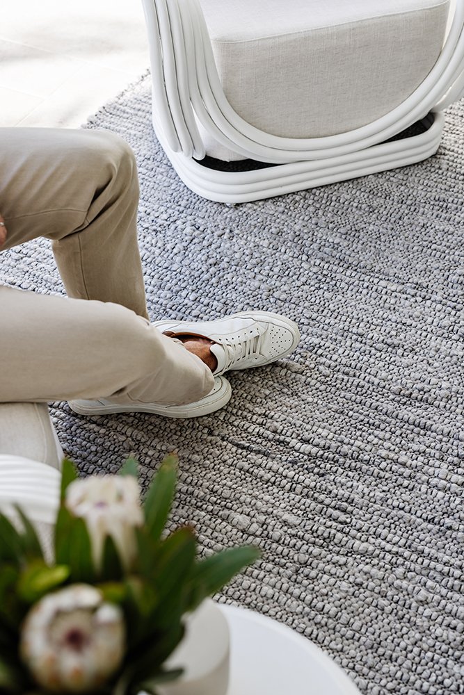 Darren Palmer Bedrock Grey Rectangle Outdoor Rug