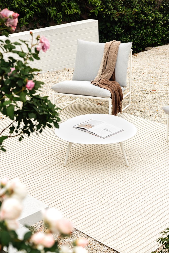 Darren Palmer Sandridge Cream Rectangle Outdoor Rug