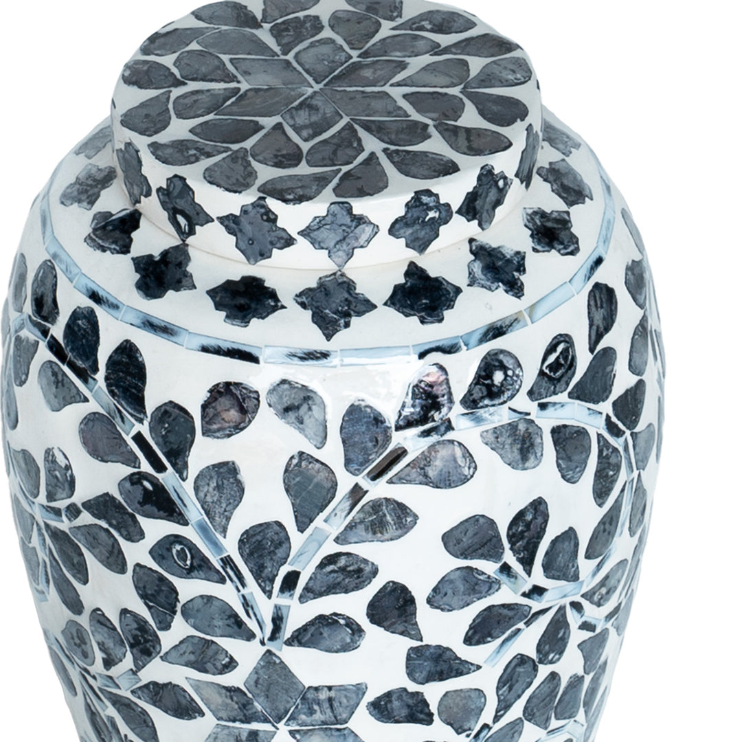 Vine Blue Mother of Pearl Ginger Jar - 2 Sizes