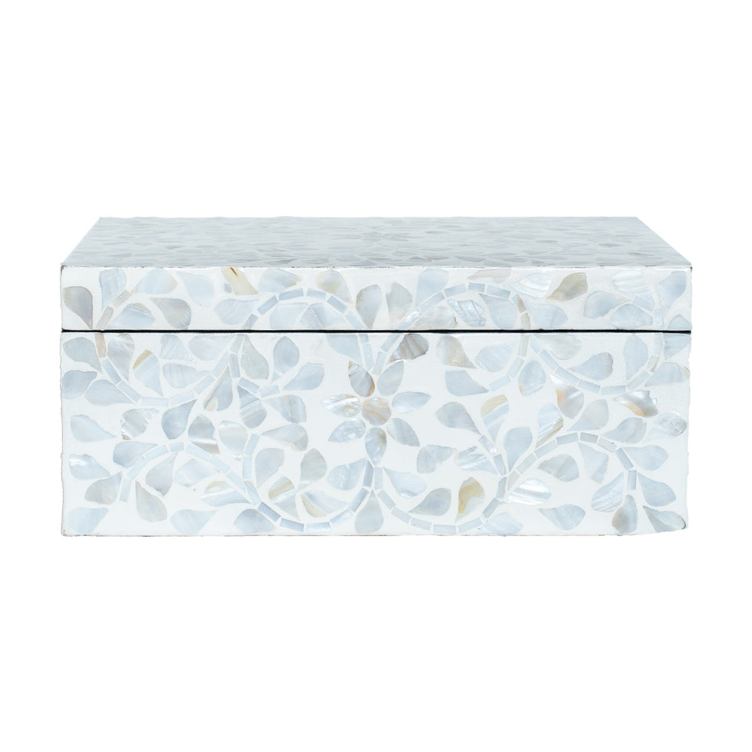 Secret Garden Neutral Mother Of Pearl Trinket boxes