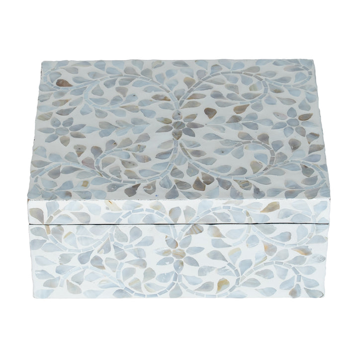 Secret Garden Neutral Mother Of Pearl Trinket boxes