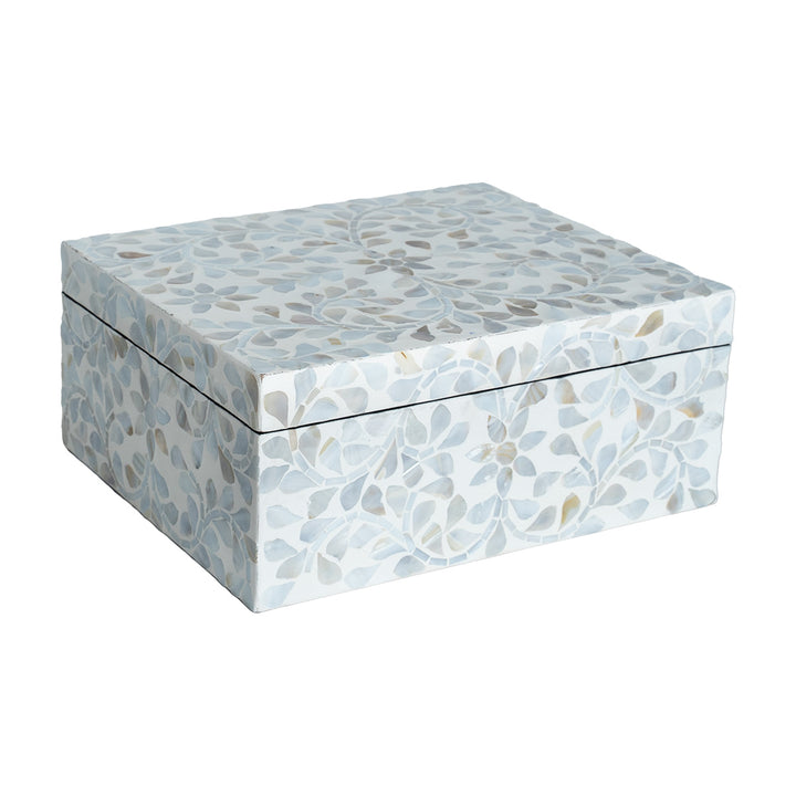 Secret Garden Neutral Mother Of Pearl Trinket boxes