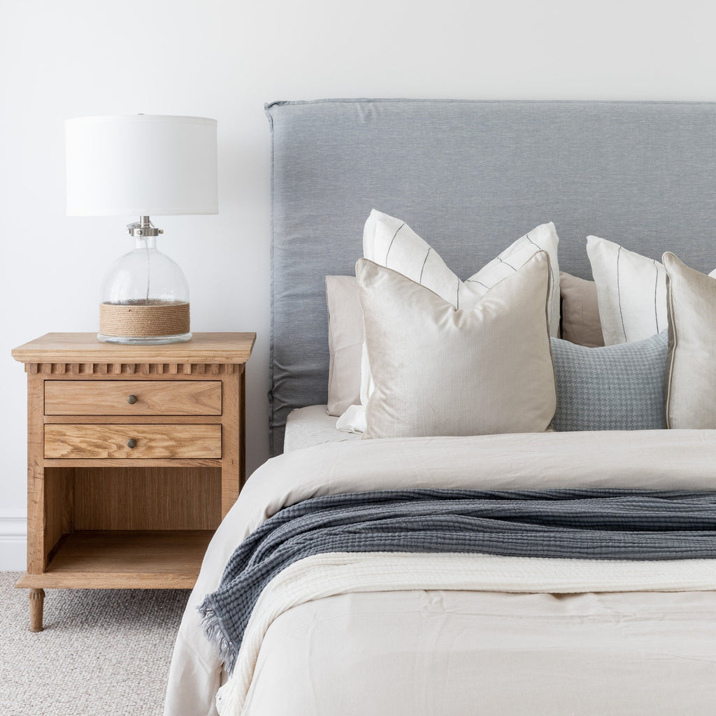 Buy Hamptons 'Capri' Linen Slip Cover Bedhead