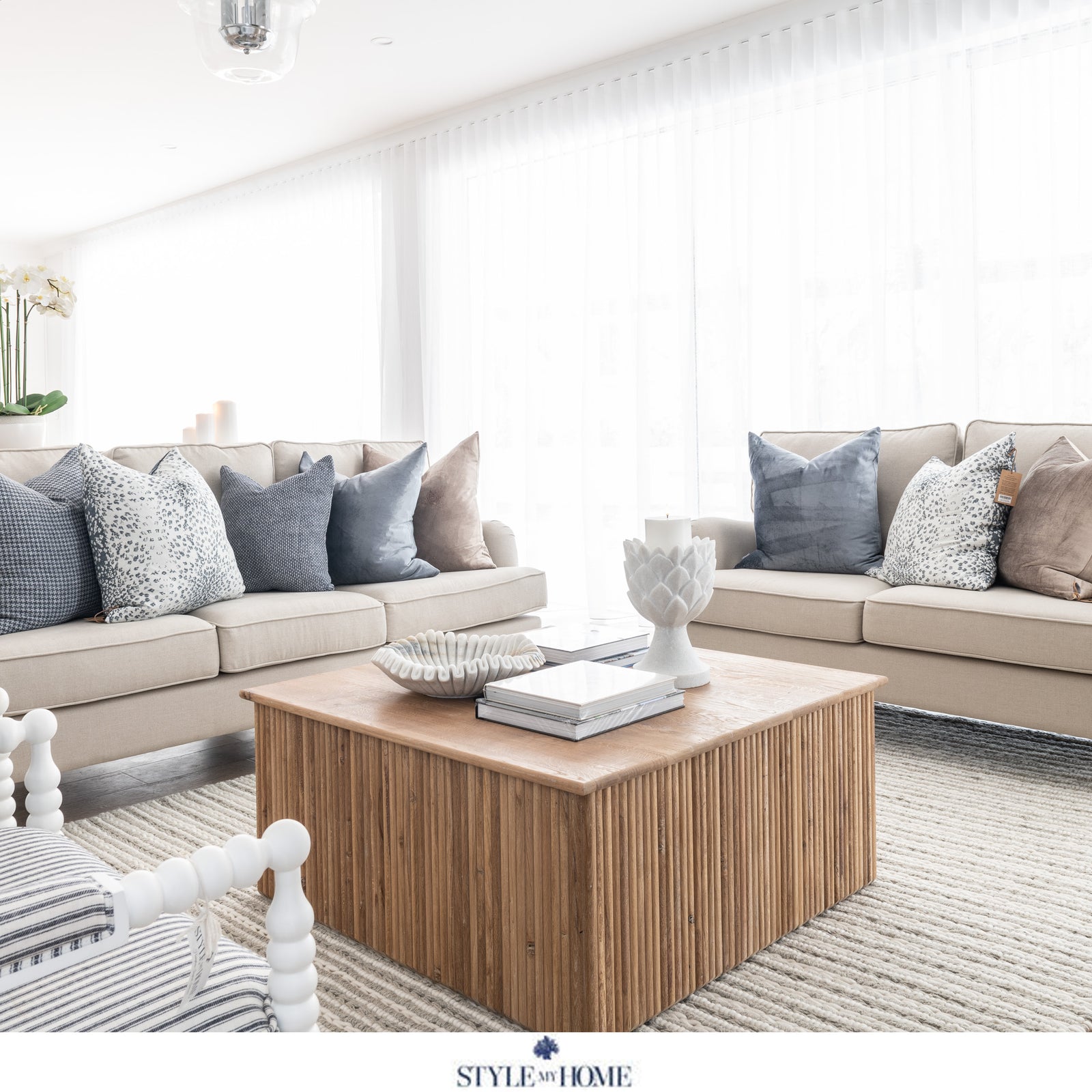 Ripples Square Coffee Table