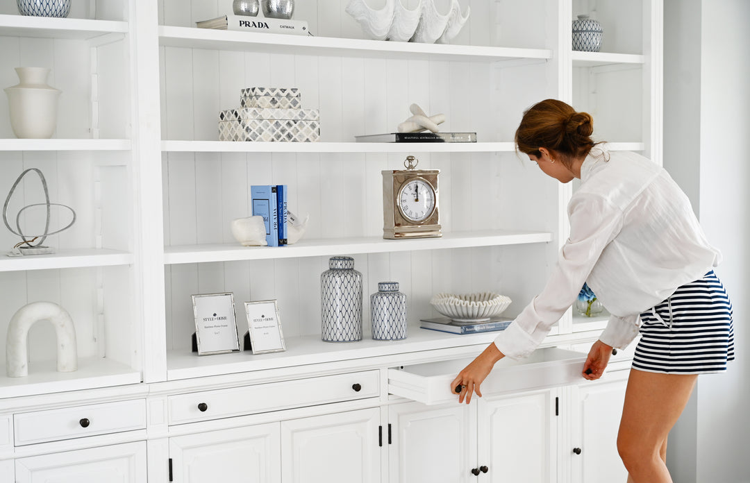 Oxford 2.45m Entertainment Full Wall Bookcase