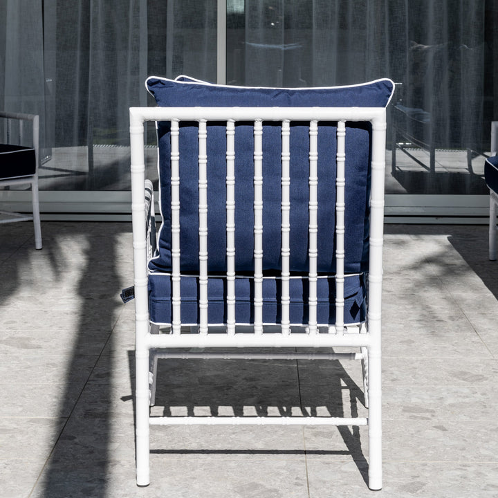 Whitsundays Outdoor Navy Occasional Chair- PREORDER
