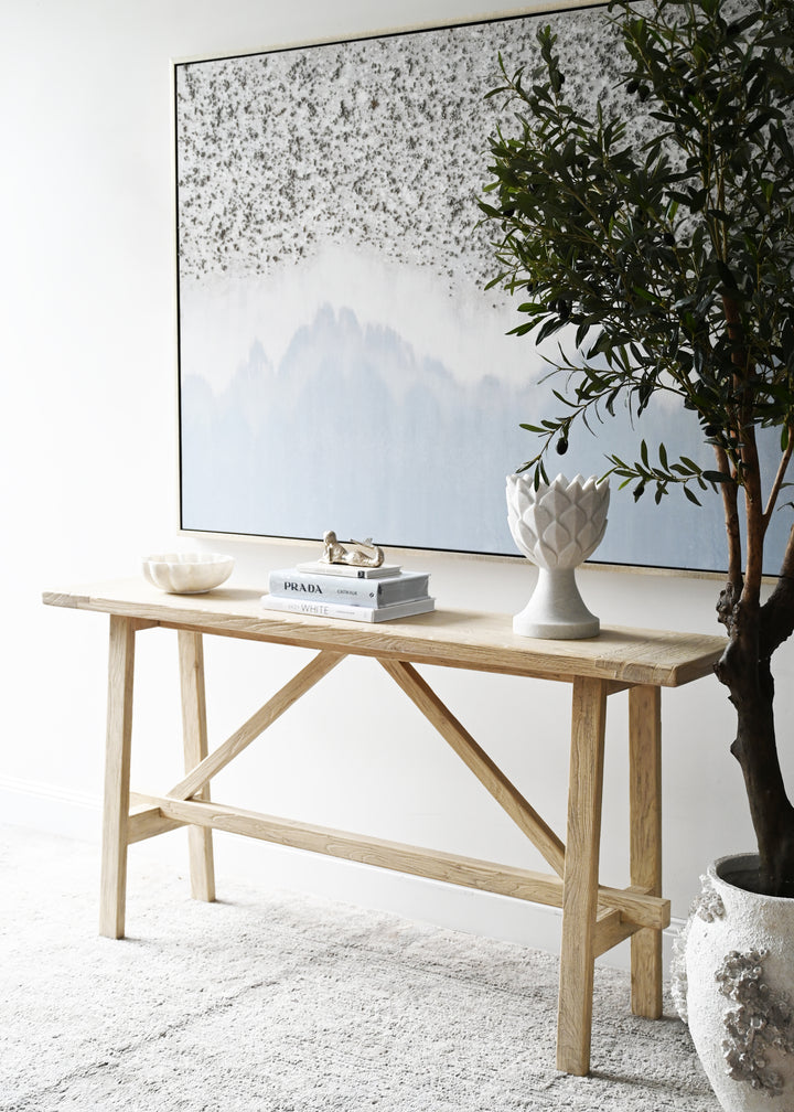 Linden Elm Console Table