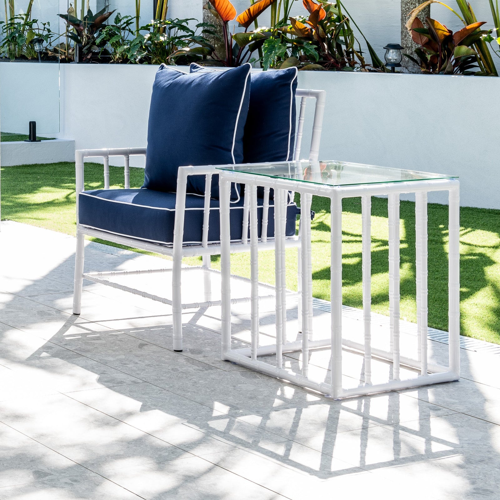 Whitsundays Aluminium Outdoor Side Table- PREORDER