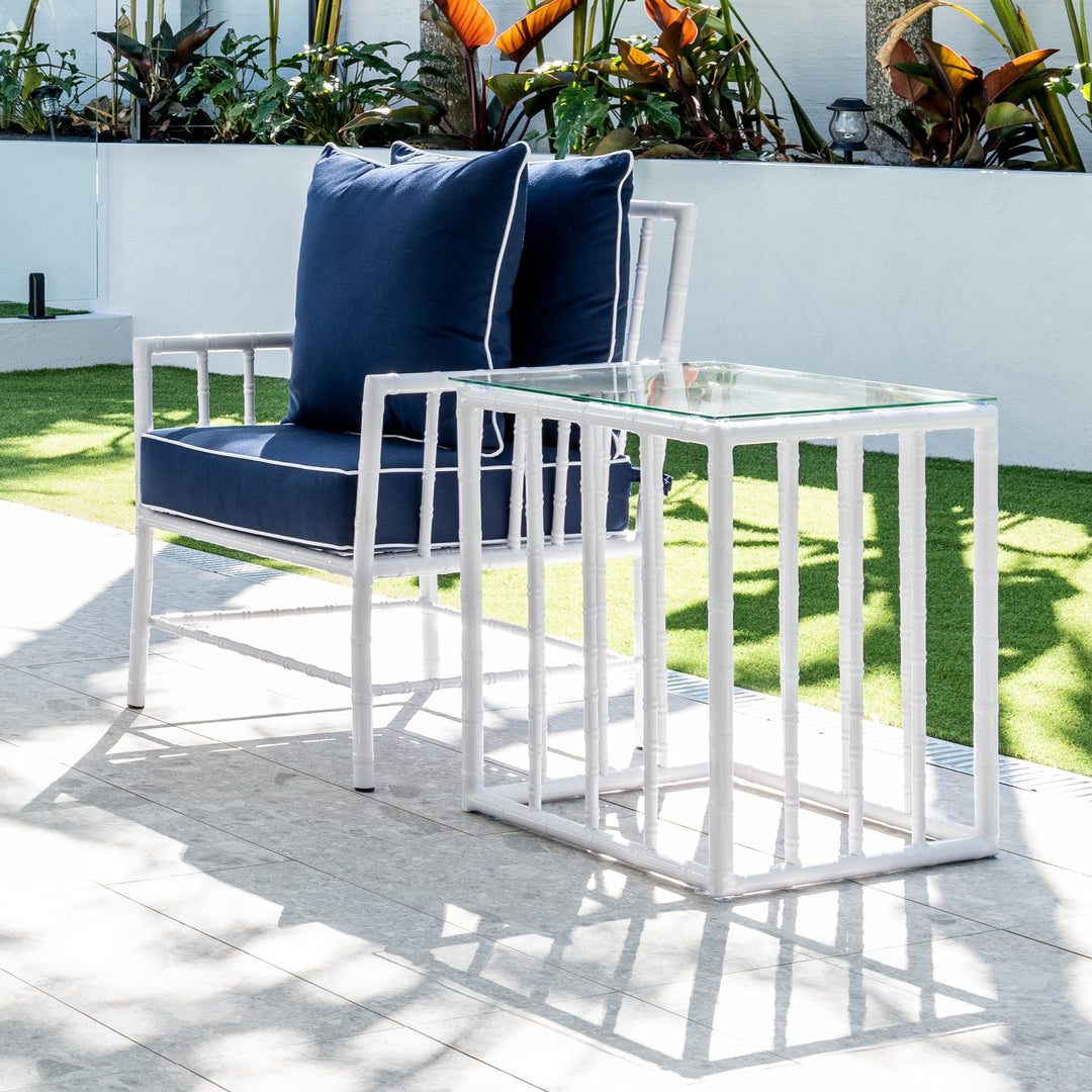 Whitsundays Outdoor Navy Occasional Chair- PREORDER