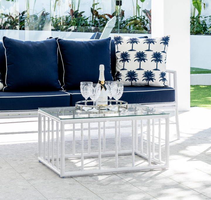 Ex floor Whitsundays Outdoor 3 Seater Lounge Navy