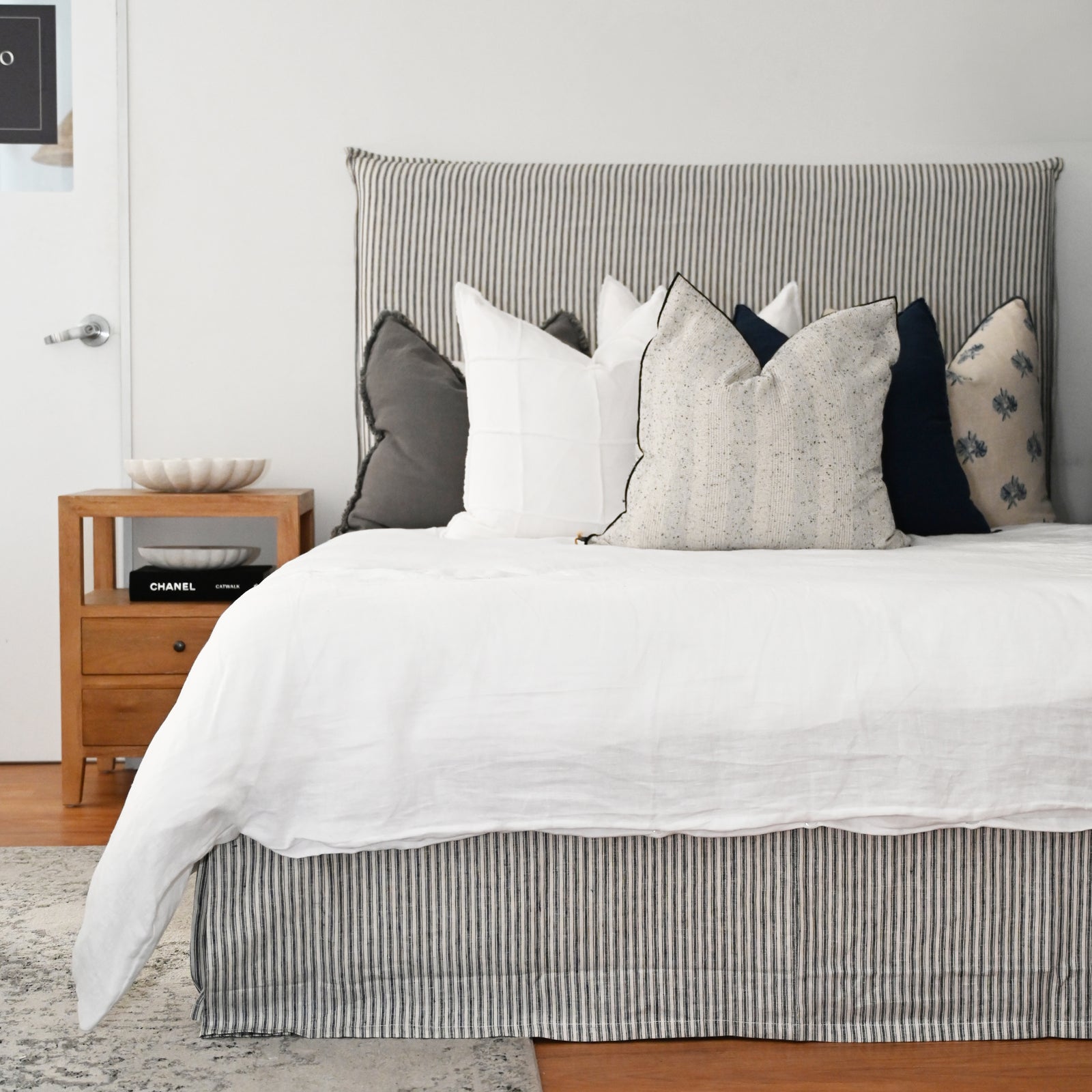 Capri Linen Slip Cover Bedhead