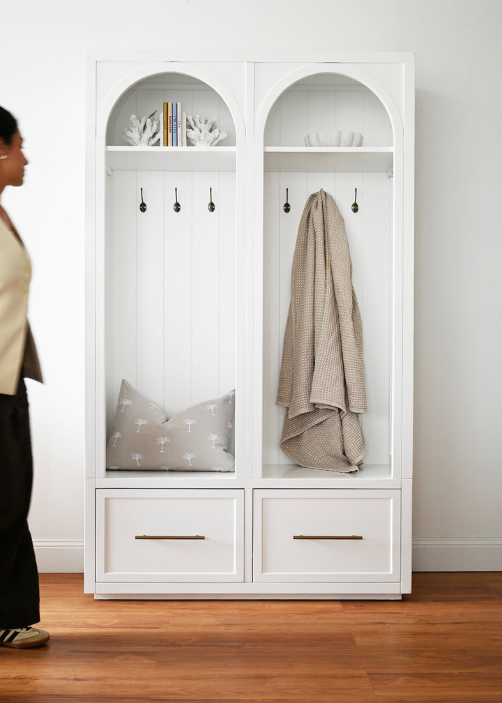 Arch Double Bay Locker Cabinet