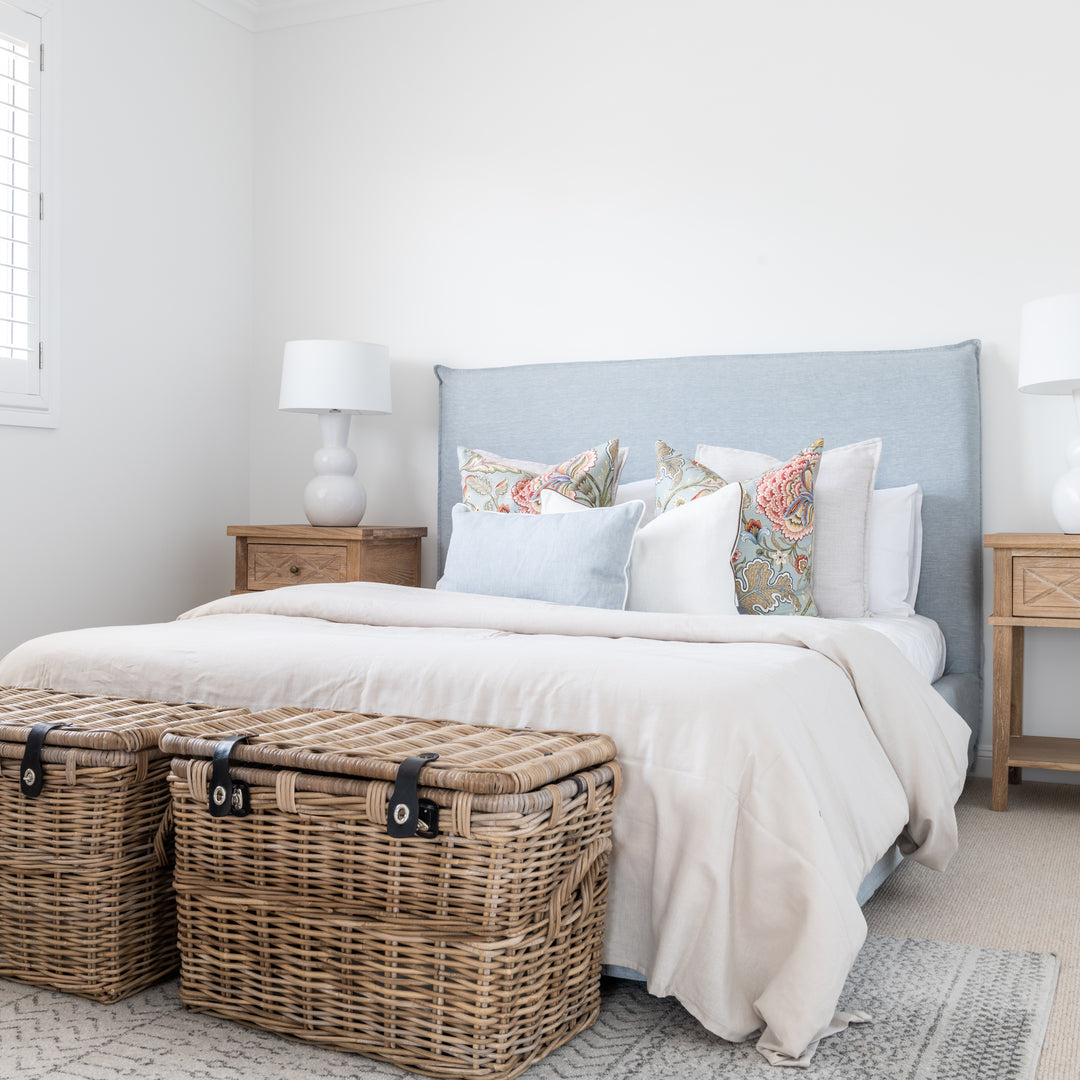 Capri Linen Slip Cover Bedhead